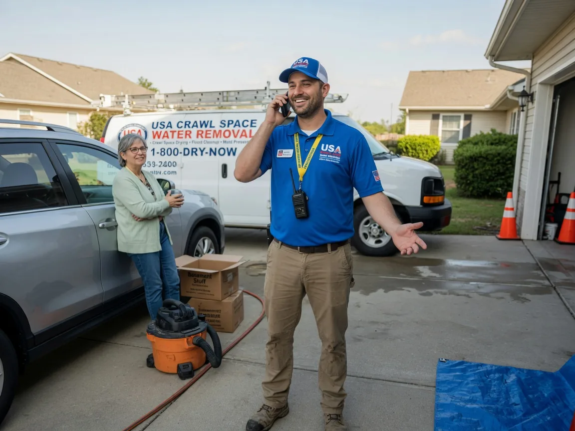 Crawl Space Water Removal Rock Island, TX FAQs